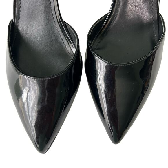Marc Fisher Black Patent Dianora Pointed Toe Pumps Size 7 - Picture 9 of 13